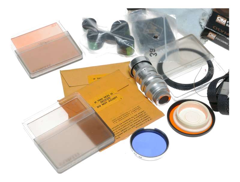 Vintage film camera accessories filters and things hard to find 1