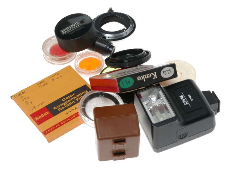 Vintage film camera accessories filters and things hard to find 18