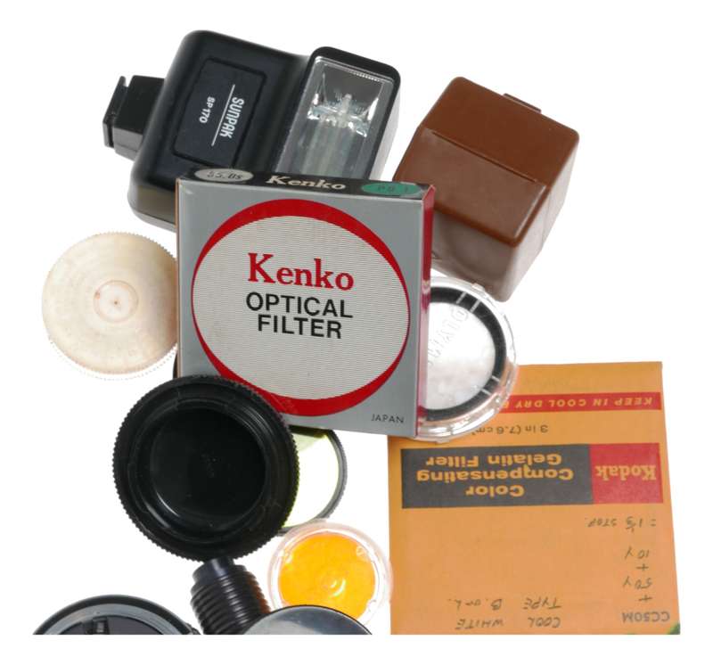 Vintage film camera accessories filters and things hard to find 18
