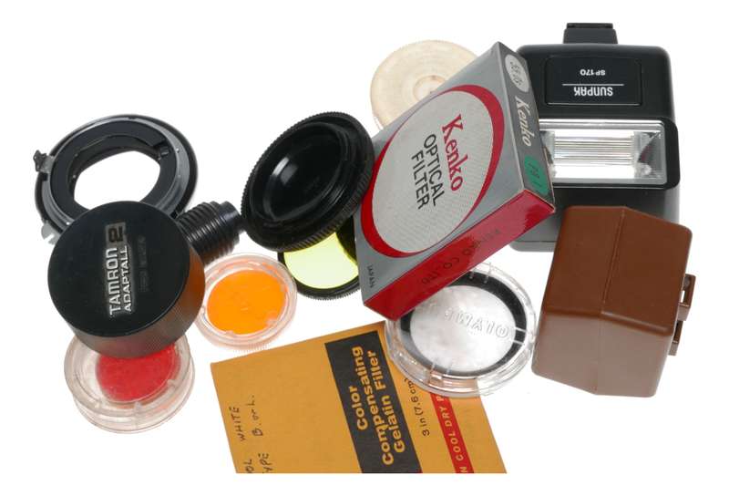 Vintage film camera accessories filters and things hard to find 18