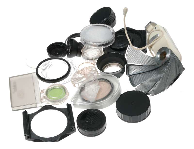 Vintage film camera accessories filters and things hard to find 22