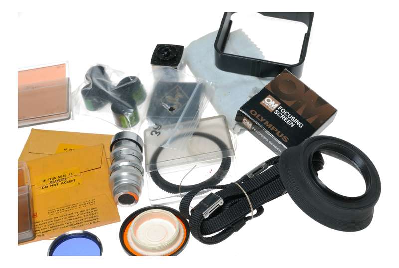 Vintage film camera accessories filters and things hard to find 1