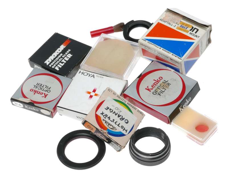 Vintage film camera accessories filters and things hard to find 28