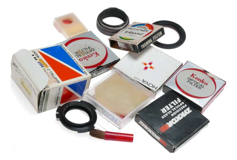 Vintage film camera accessories filters and things hard to find 28