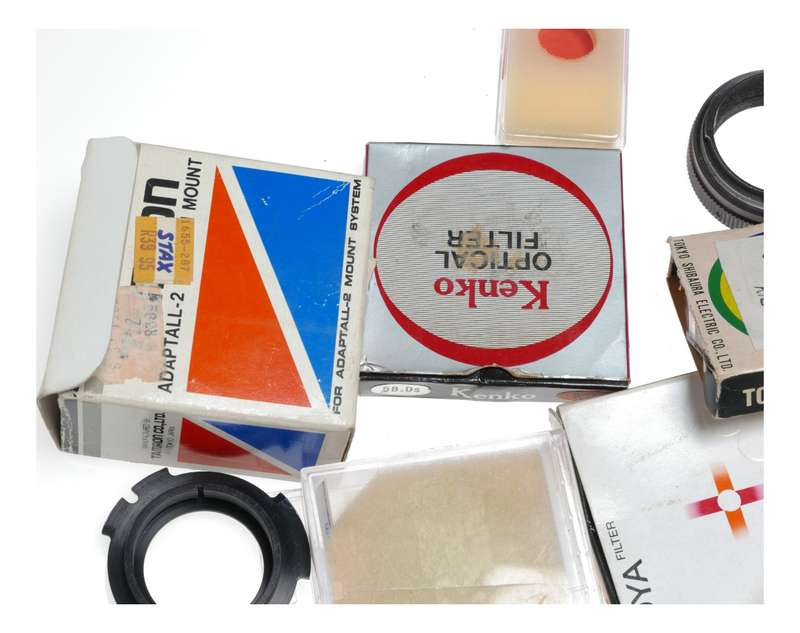 Vintage film camera accessories filters and things hard to find 28