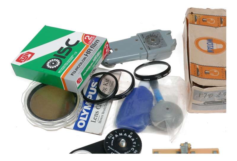Vintage film camera accessories filters and things hard to find 31