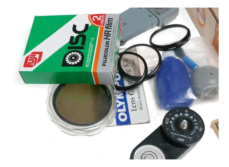 Vintage film camera accessories filters and things hard to find 31