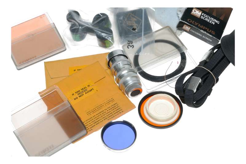 Vintage film camera accessories filters and things hard to find 1