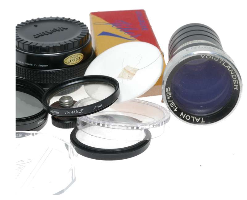 Vintage film camera accessories filters and things hard to find 33