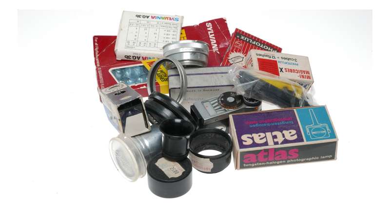 Vintage film camera accessories filters and things hard to find 34