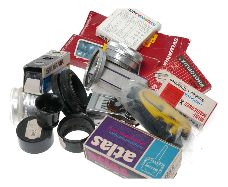 Vintage film camera accessories filters and things hard to find 34