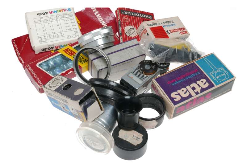 Vintage film camera accessories filters and things hard to find 34