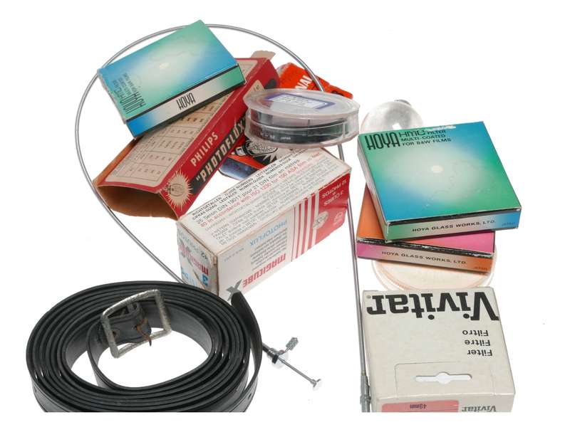 Vintage film camera accessories filters and things hard to find 35