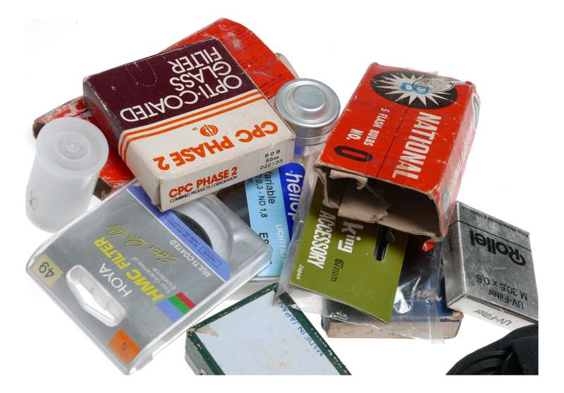 Vintage film camera accessories filters and things hard to find 36