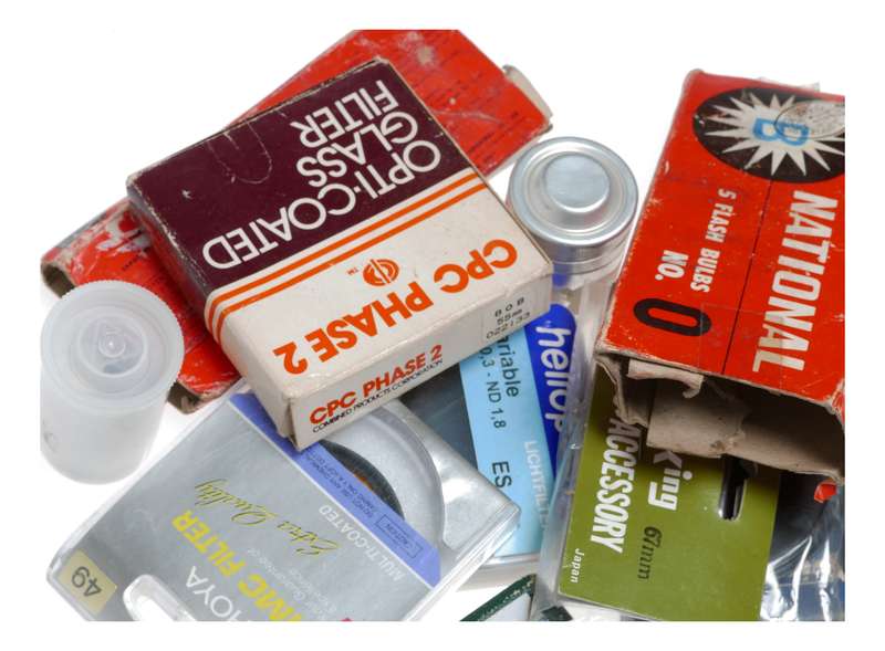 Vintage film camera accessories filters and things hard to find 36