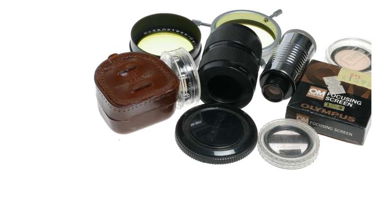 Vintage film camera accessories filters and things hard to find 4