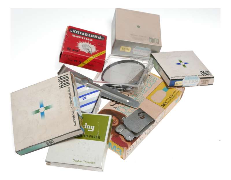 Vintage film camera accessories filters and things hard to find 37