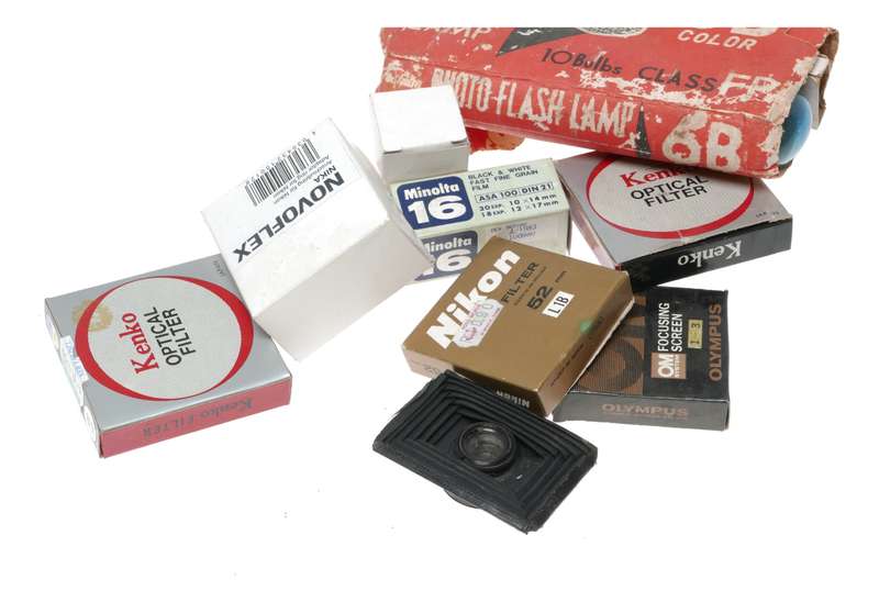 Vintage film camera accessories filters and things hard to find 42