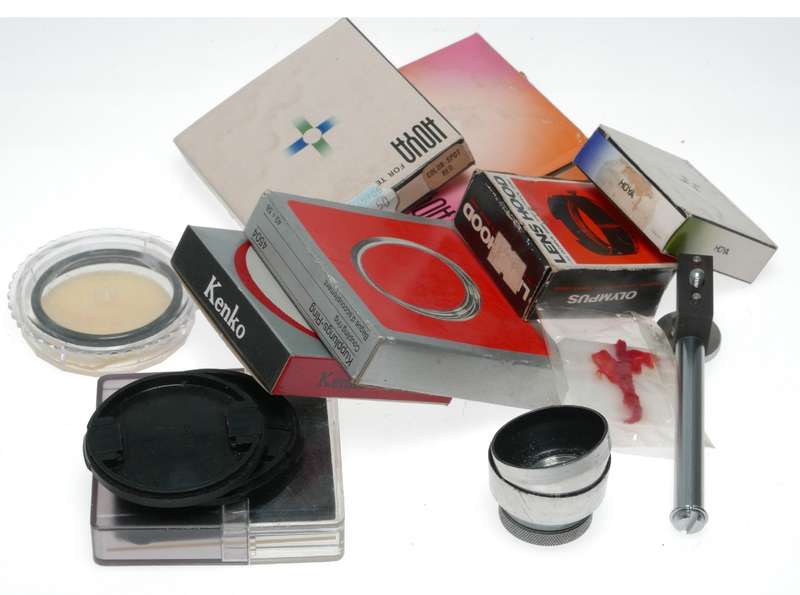 Vintage film camera accessories filters and things hard to find 44