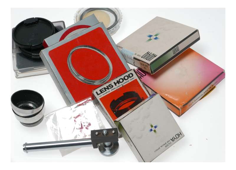 Vintage film camera accessories filters and things hard to find 44