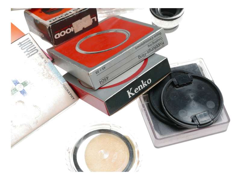 Vintage film camera accessories filters and things hard to find 44