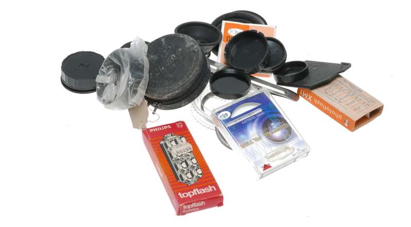 Vintage film camera accessories filters and things hard to find 45