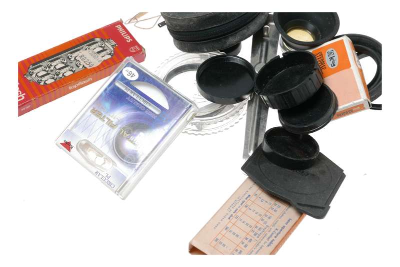 Vintage film camera accessories filters and things hard to find 45