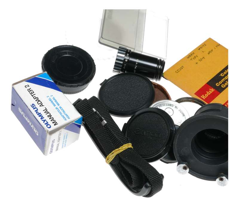 Vintage film camera accessories filters and things hard to find 5