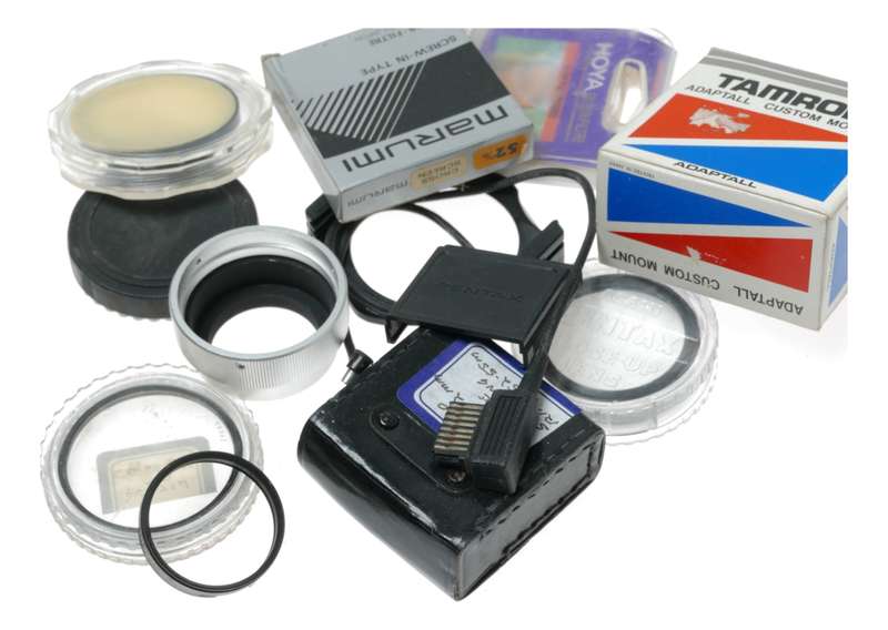Vintage film camera accessories filters and things hard to find 46