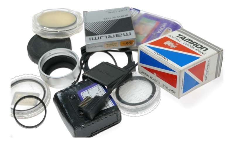 Vintage film camera accessories filters and things hard to find 46