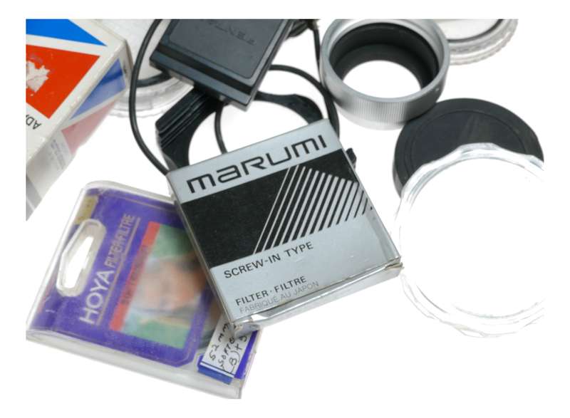 Vintage film camera accessories filters and things hard to find 46