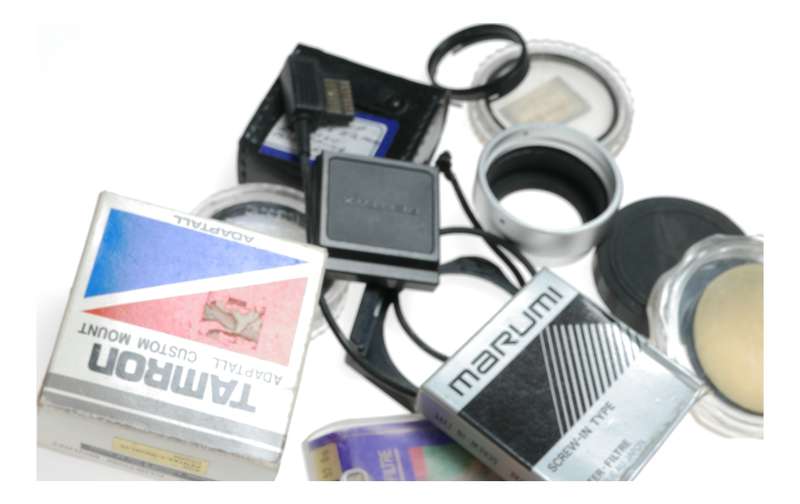 Vintage film camera accessories filters and things hard to find 46