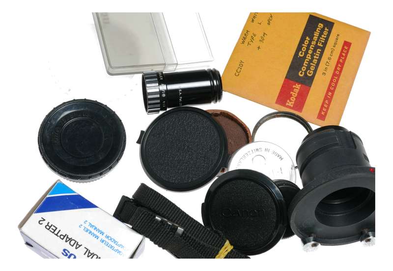 Vintage film camera accessories filters and things hard to find 5