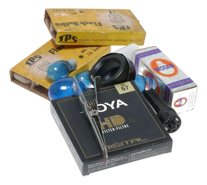 Vintage film camera accessories filters and things hard to find 47