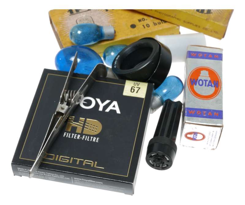 Vintage film camera accessories filters and things hard to find 47