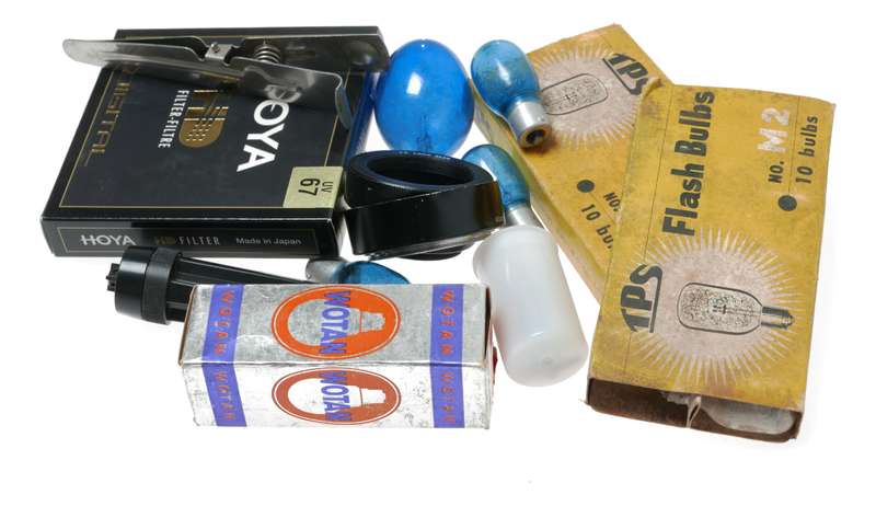 Vintage film camera accessories filters and things hard to find 47