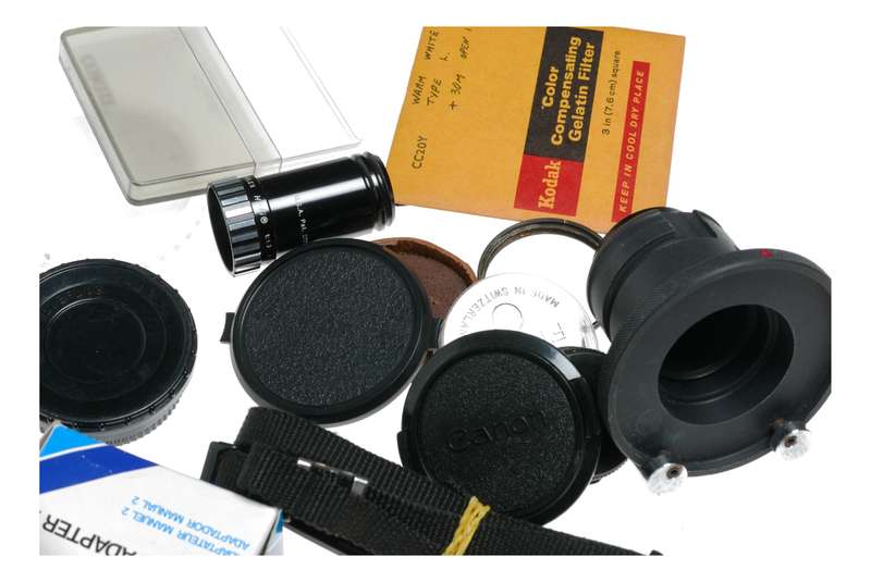 Vintage film camera accessories filters and things hard to find 5
