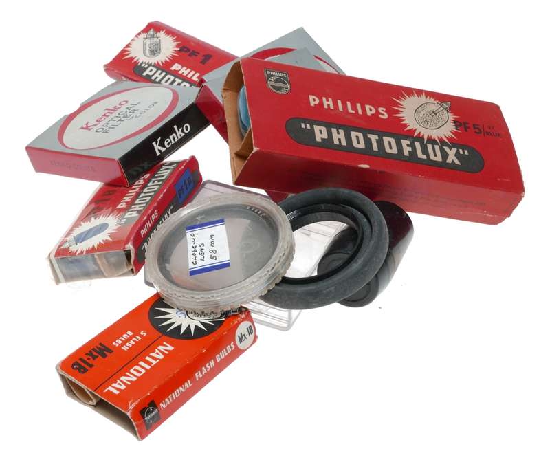 Vintage film camera accessories filters and things hard to find 48