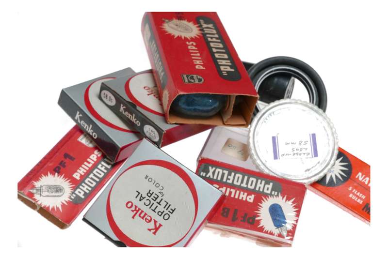 Vintage film camera accessories filters and things hard to find 48