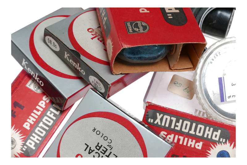 Vintage film camera accessories filters and things hard to find 48