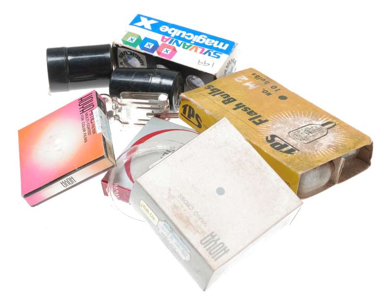 Vintage film camera accessories filters and things hard to find 53