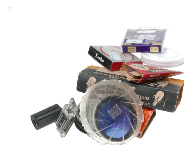 Vintage film camera accessories filters and things hard to find 54