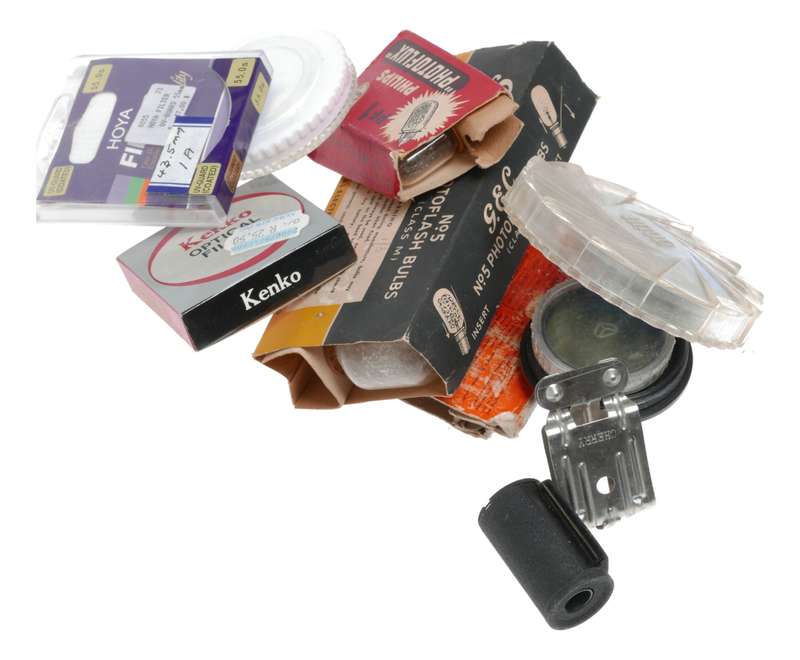 Vintage film camera accessories filters and things hard to find 54