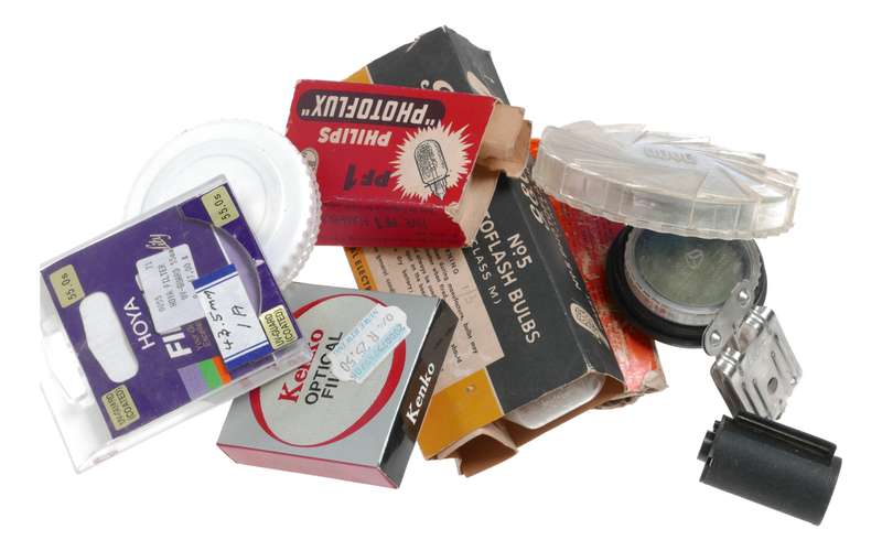 Vintage film camera accessories filters and things hard to find 54