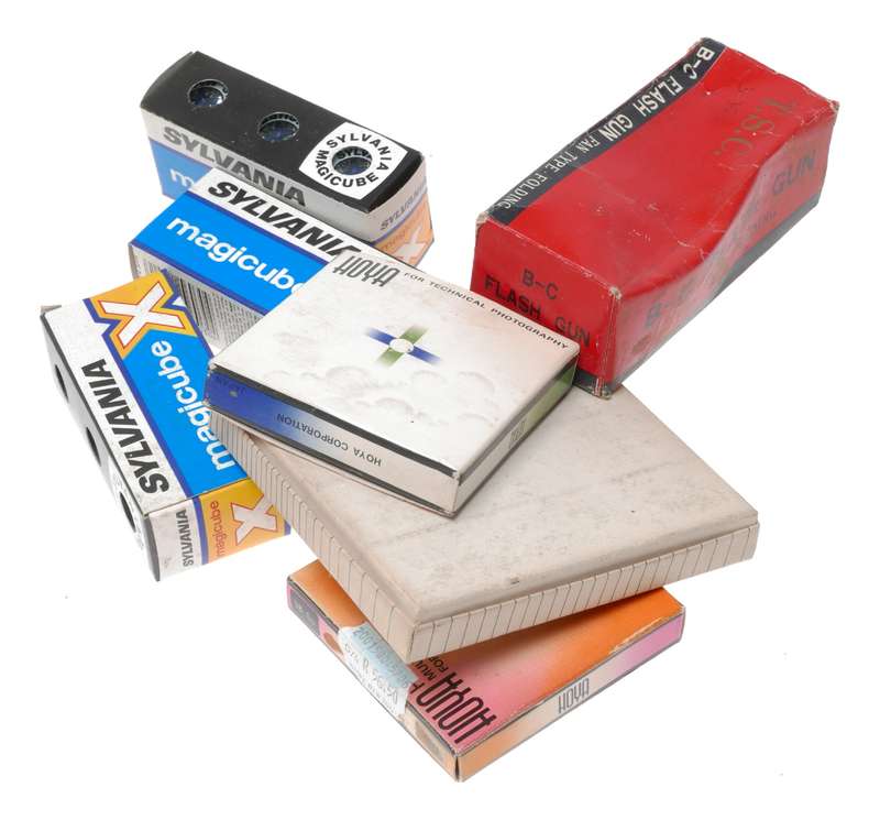 Vintage film camera accessories filters and things hard to find 55