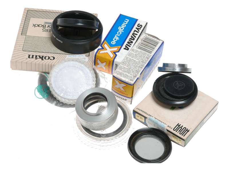 Vintage film camera accessories filters and things hard to find 59