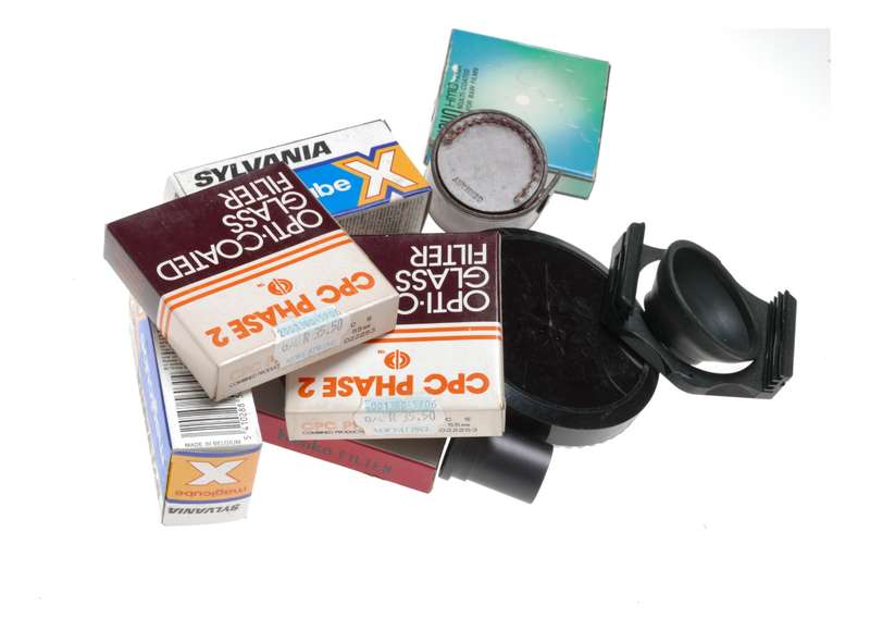 Vintage film camera accessories filters and things hard to find 60
