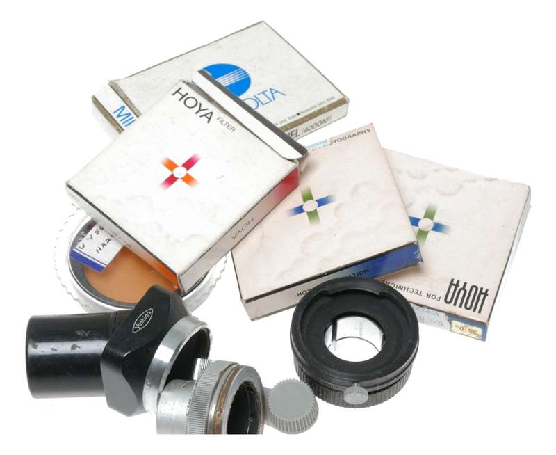 Vintage film camera accessories filters and things hard to find 63
