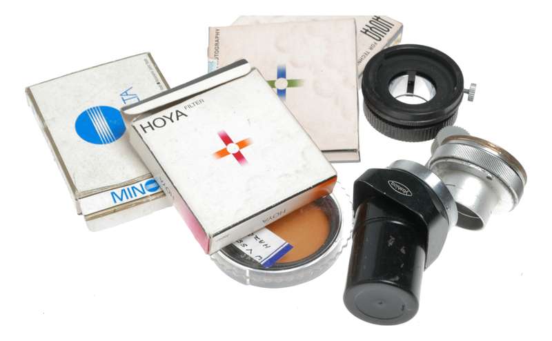 Vintage film camera accessories filters and things hard to find 63
