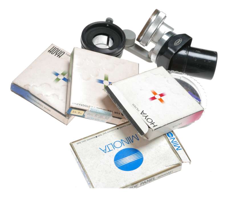 Vintage film camera accessories filters and things hard to find 63